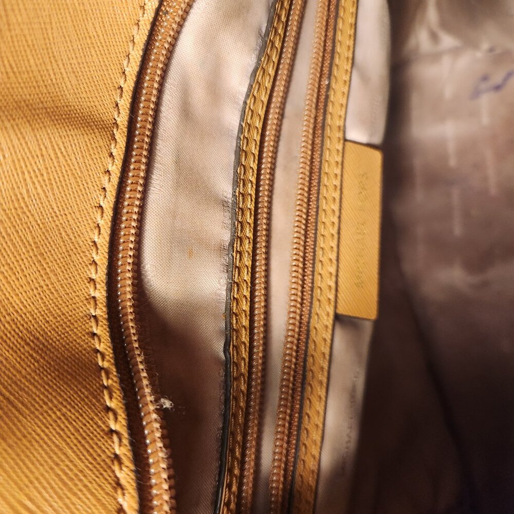 Michael Kors Logo Brown Tote Bag - Great Restoration Project - Picture 11 of 13